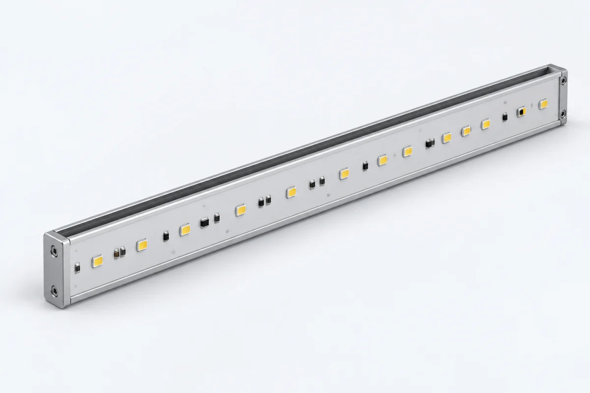 Módulo linear com LEDs